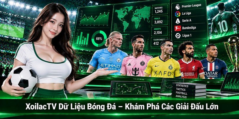 XoilacTV Dữ Liệu Bóng Đá – Khám Phá Các Giải Đấu Lớn